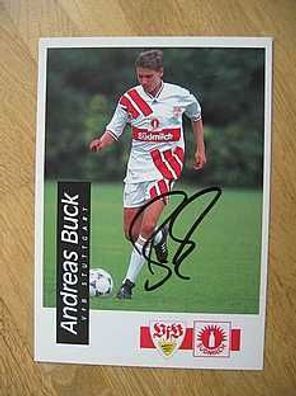 VfB Stuttgart Saison 94/95 Andreas Buck Autogramm!