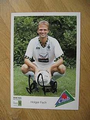 Borussia Mönchengladbach Saison 93/94 Holger Fach - handsigniertes Autogramm!!!