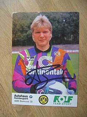Borussia Dortmund - Wolfgang de Beer - hands. Autogramm