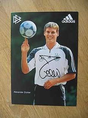 DFB Fußballnationalspieler Alexander Zickler Autogramm