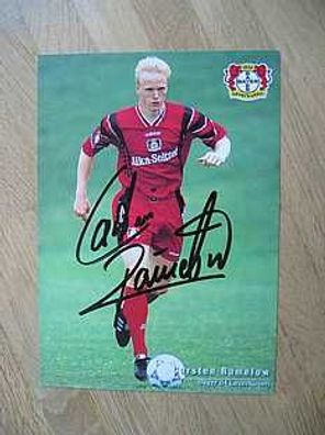 Bayer Leverkusen Saison 95/96 Carsten Ramelow Autogramm