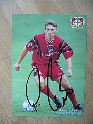 Bayer Leverkusen Saison 95/96 Robert Kovac Autogramm
