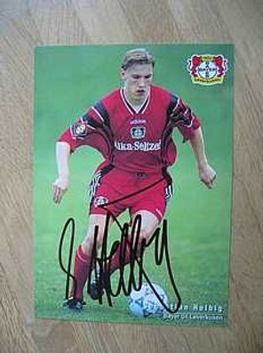 Bayer Leverkusen Saison 95/96 Sebastian Helbig Autogram