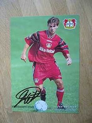 Bayer Leverkusen Saison 95/96 Jan Heintze Autogramm