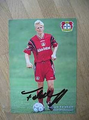 Bayer Leverkusen Saison 95/96 Markus Feldhoff Autogramm