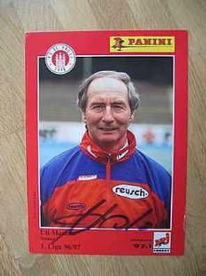 FC St. Pauli Saison 96/97 Uli Maslo - handsigniertes Autogramm!!!