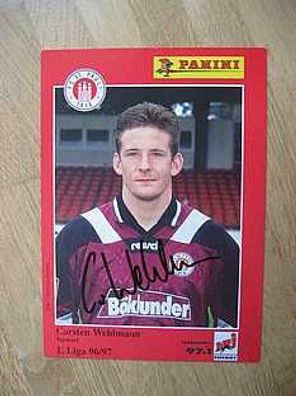FC St. Pauli Saison 96/97 Carsten Wehlmann - handsigniertes Autogramm!!!