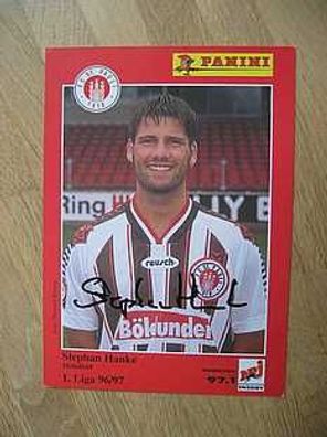FC St. Pauli Saison 96/97 Stephan Hanke Autogramm