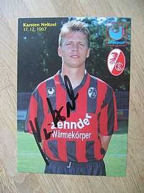 SC Freiburg Saison 94/95 Karsten Neitzel Autogramm