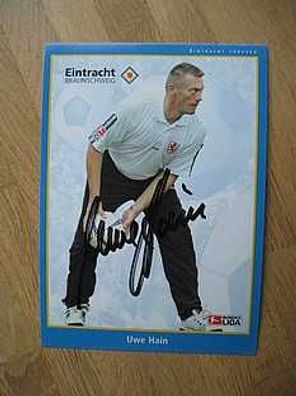 Eintracht Braunschweig Saison 05/06 Uwe Hain Autogramm