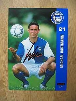 Hertha BSC Berlin Saison 01/02 Michael Hartmann Autogra