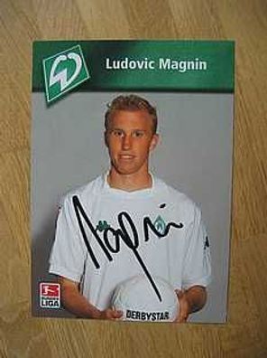 SV Werder Bremen Saison 02/03 Ludovic Magnin Autogramm