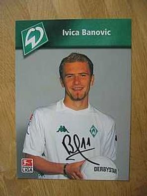 SV Werder Bremen Saison 02/03 Ivica Banovic Autogramm