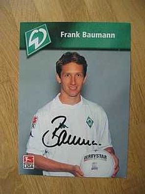 SV Werder Bremen Saison 02/03 Frank Baumann Autogramm