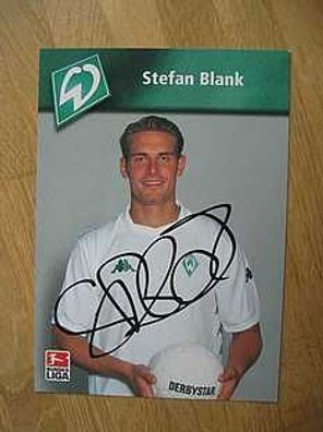 SV Werder Bremen Saison 02/03 Stefan Blank Autogramm