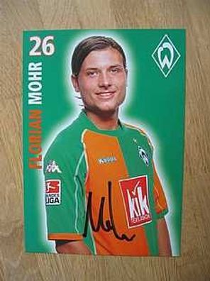 SV Werder Bremen Saison 05/06 Florian Mohr Autogramm