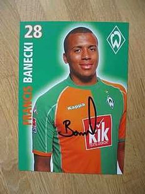 SV Werder Bremen Saison 05/06 Francis Banecki Autogramm