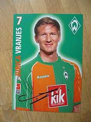 SV Werder Bremen Saison 05/06 Jurica Vranjes Autogramm