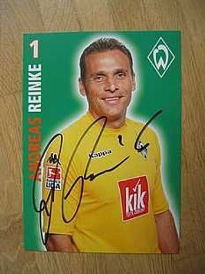 SV Werder Bremen Saison 05/06 Andreas Reinke Autogramm