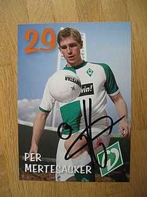 SV Werder Bremen Saison 06/07 Per Mertesacker Autogramm
