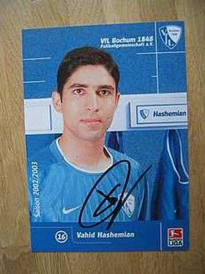 VfL Bochum Saison 02/03 Vahid Hashemian Autogramm