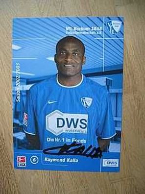 VfL Bochum Saison 02/03 Raymond Kalla Autogramm