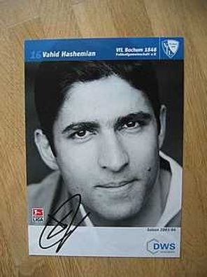 VfL Bochum Saison 03/04 Vahid Hashemian Autogramm