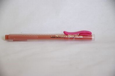 Pentel Radierstift mit 2 Ersatzminen Clic Eraser rosa orange Radiergummi