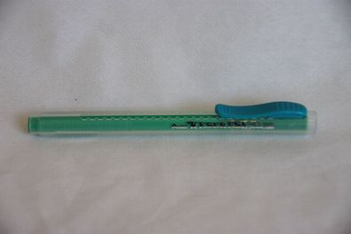 Pentel Radierstift mit 2 Ersatzminen Clic Eraser türkis grün Radiergummi