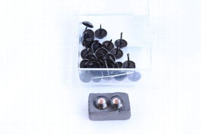 25 Qualitäts Ziernägel Polsternägel Nagel - Made in Germany- 11mm altkupfer