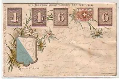 40263 Ak Die ersten Briefmarken der Schweiz 1902
