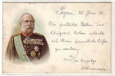 40245 Ak Albert König von Sachsen 1898