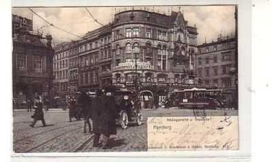 40142 Ak Hamburg Rödingsmarkt und Graskelle 1904