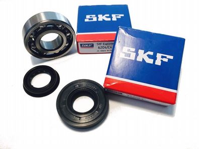 SKF C4 Crankshaft Set Ball Bearing 20mm + Oil Seal AM6 Motohispania Furia Max RX