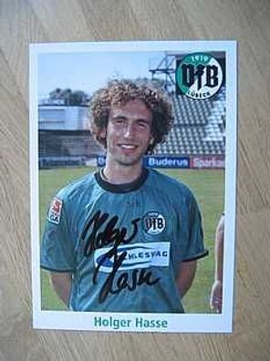 VfB Lübeck Saison 02/03 Holger Hasse Autogramm