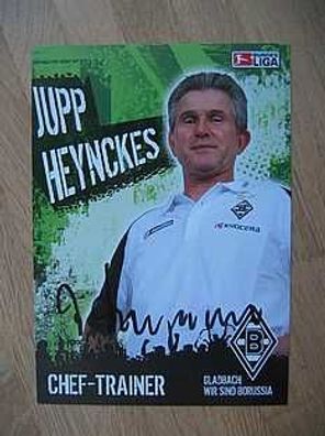 Borussia Mönchengladbach Saison 05/06 Jupp Heynckes - handsigniertes Autogramm!!!