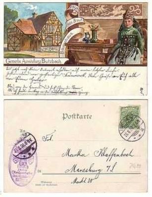 40181 Ak Lithographie Gewerbe Ausstellung Butzbach 1898