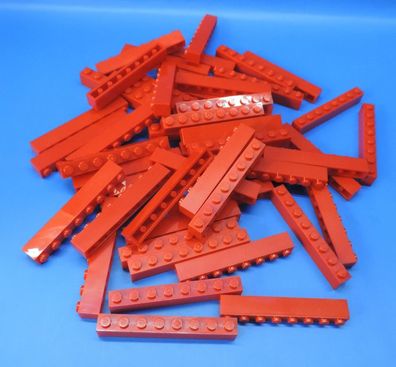 LEGO® Nr- 300821 / 1x8 Grundbaustein rot / 50 Stück