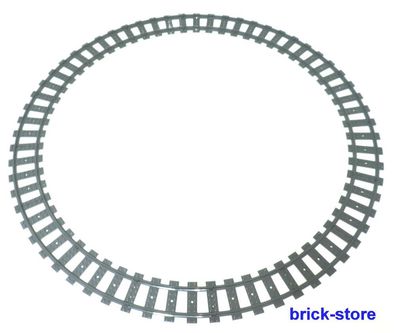 LEGO® Eisenbahn 1x Schienenkreis / 16x gebogne Schienen ( 7938,7939,60051,60052)