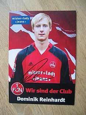1. FC Nürnberg Saison 05/06 Dominik Reinhardt Autogramm