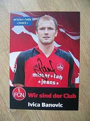 1. FC Nürnberg Saison 05/06 Ivica Banovic Autogramm