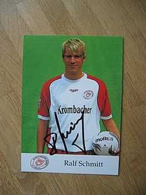 Sportfreunde Siegen Saison 05/06 Ralf Schmitt Autogramm