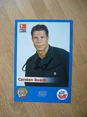 Hansa Rostock Saison 02/03 Carsten Busch Autogramm