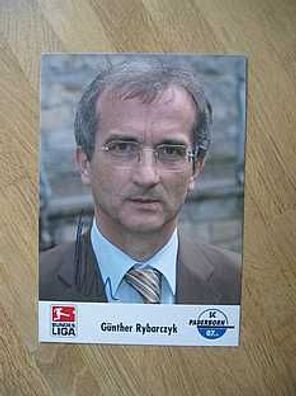 SC Paderborn 07 Saison 05/06 Günther Rybarczyk Autogram
