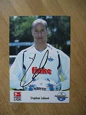 SC Paderborn 07 Saison 05/06 Stephan Loboue Autogramm