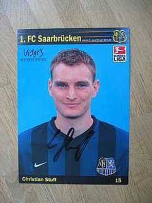 1. FC Saarbrücken Saison 05/06 Christian Stuff Autogram