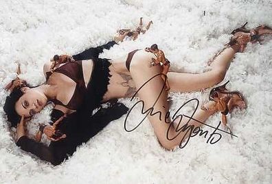 SEXY Original Autogramm ASIA Argento auf Großfoto (COA)