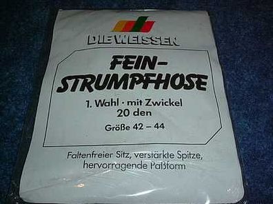 Feinstrumpfhose mit Zwickel-42/44-perle