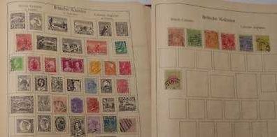 alte Briefmarken aus den britischen Kolonien Australien