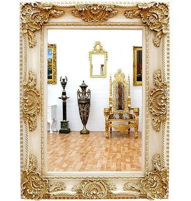 VINTAGE DESIGN METALL SPIEGEL ca.204x130cm EISEN STANDSPIEGEL ANTIK-braun MIRROR